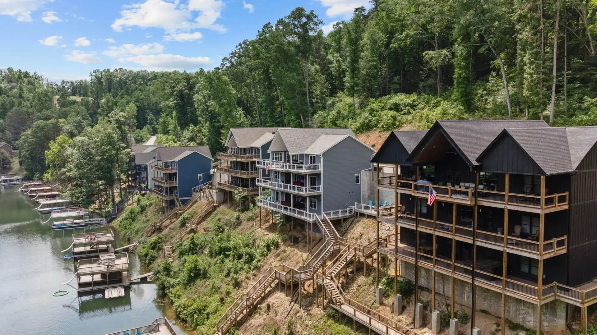 Scenic lakeside vacation homes at Norris Bookings